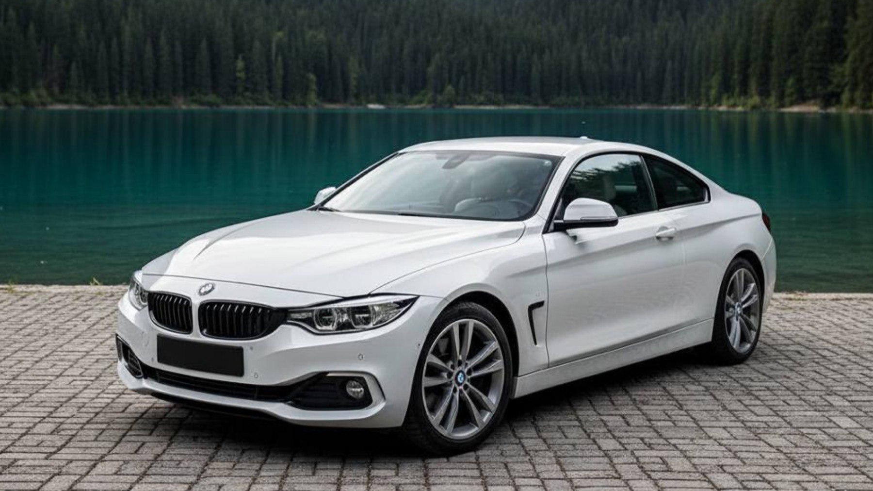 BMW 430I 2020 белый - основной вид