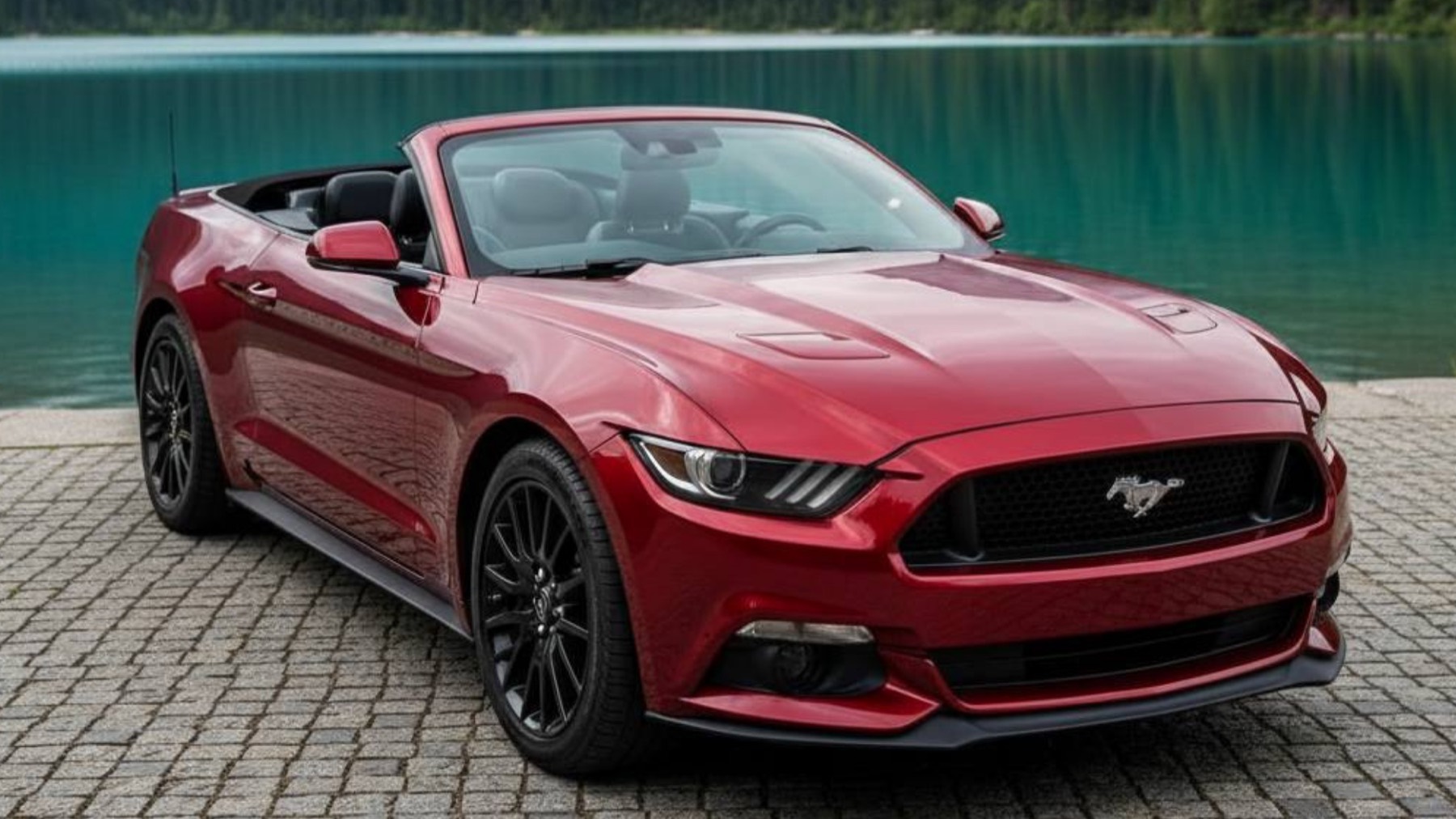 Ford Mustang 2020 красный