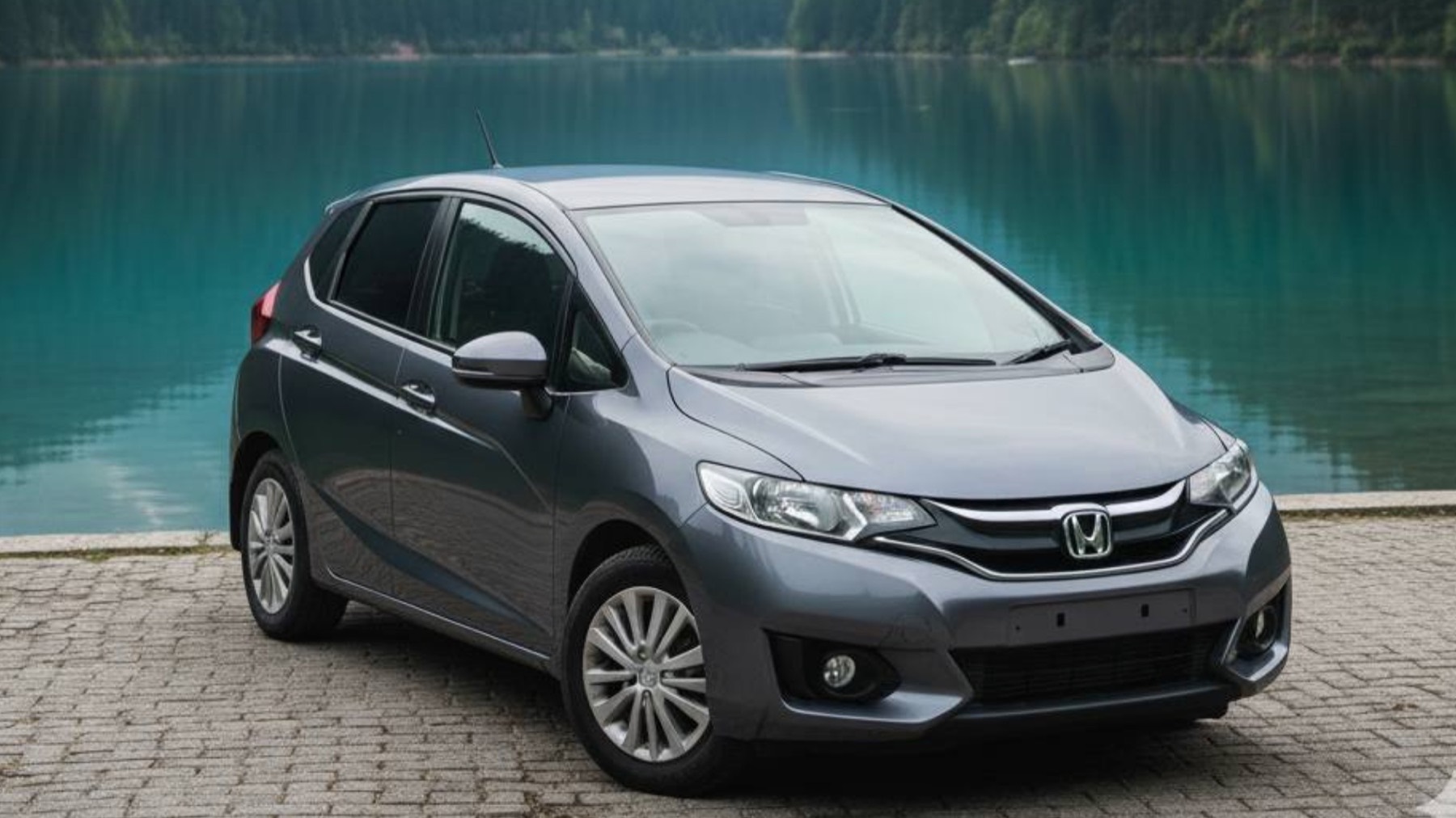 Honda Fit 3 2018 голубая - основной вид